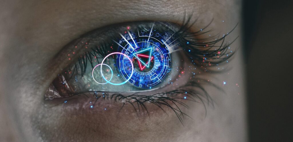 AIによる物体検出システムが人物を認識する様子のイメージ