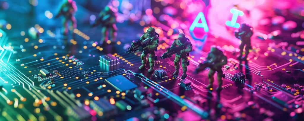 セキュアなビジネス向けAIプラットフォームのダッシュボード画面