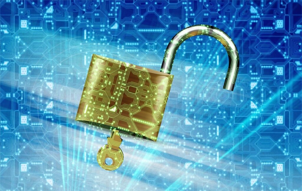 セキュリティシールドに守られたフォルダのイメージ