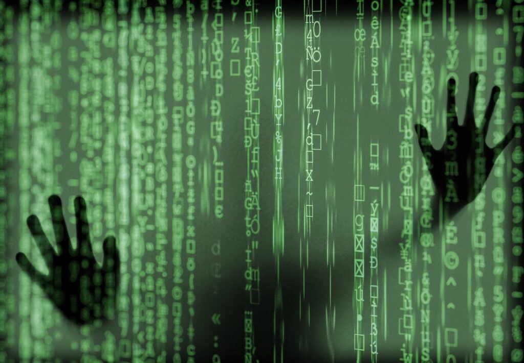 ウェブページのソースコードや技術データを表す画面の様子