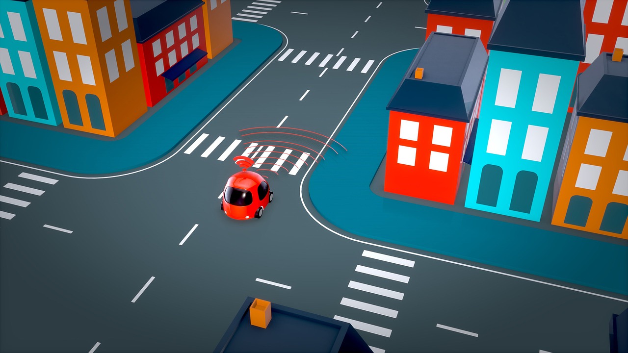 AIによる自動運転をイメージしたコックピットの様子